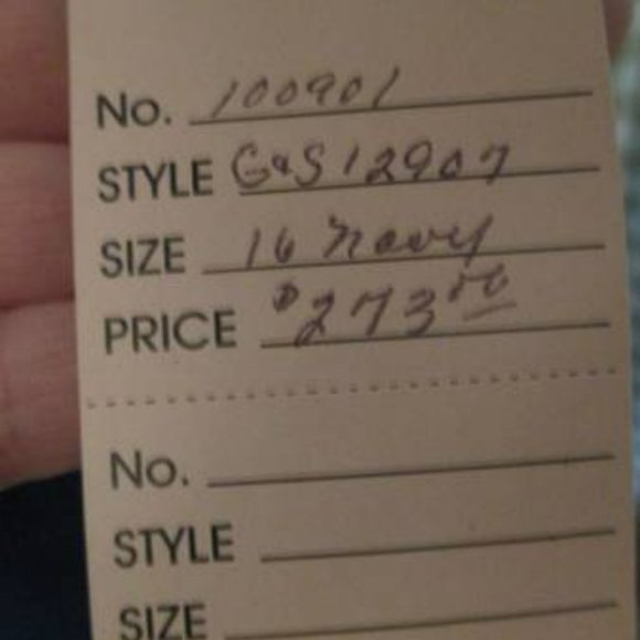 New w/Tags Full Length 2 Piece Dress with Jacket - Picture 7 of 8